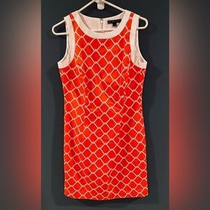 Brooks Brothers Pink And White Nautical Theme Dress. Size 6. EUC.